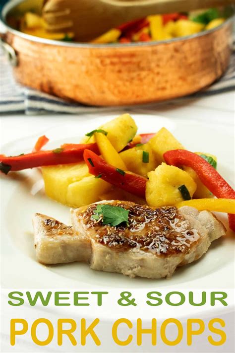 Since pork chops are high in protein, you can fill the rest of your plate with complex carbohydrates and fibrous veggies. Healthy 30 minute meals are easy when you make baked pork chop recipes like our Sweet & Sour ...