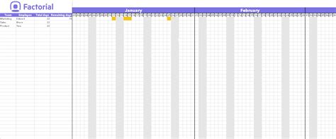 Free Printable Employee Time Off Tracking Calendar Calendar Template 2023