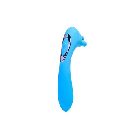 Evolved Heads Or Tails Dual Ended Insertable And Swirling Finger Rechargeable Silicone Vibrator