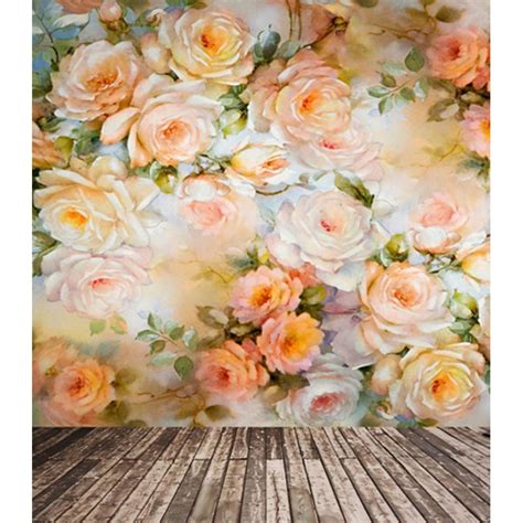 Photography Backdrops Fabric Fotografia Flower Wallpaper Photo