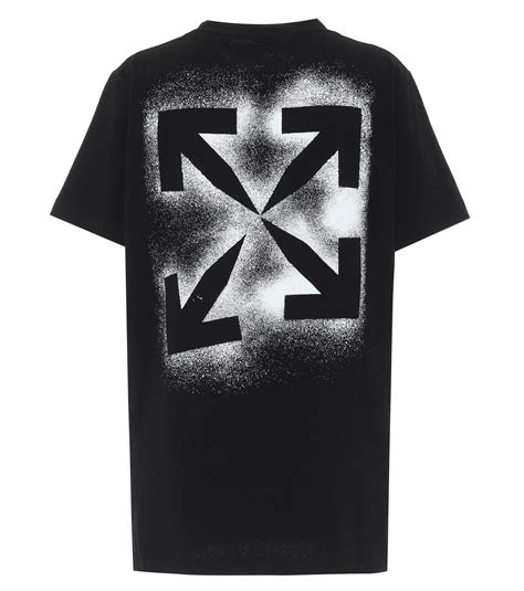 Off White Co Virgil Abloh Logo Oversized Cotton Jersey T Shirt In
