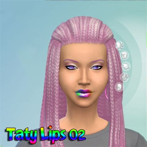 Tribal Blush Eyeshadow And Two Lips Sims 4 Makeup