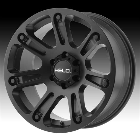 Helo He904 Satin Black Custom Wheels Rims Helo Custom Wheels Rims