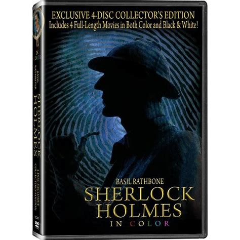 Sherlock Holmes In Color 4 Disc Collectors Edition Dvd Walmart