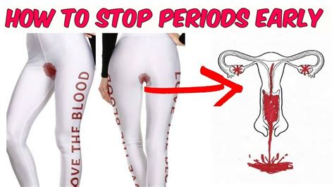 How To Stop Your Periods Early Easy Ways To Stop Your Early Periods Youtube