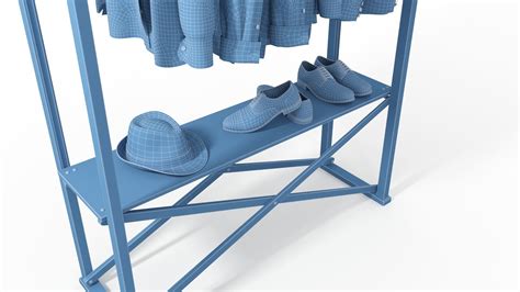 clothes set on a hanger 3d model cgtrader