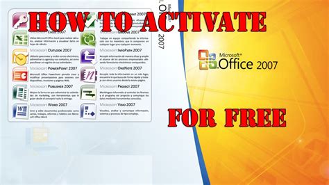 How To Activate Microsoft Office 2007 For Free In 5 Minutes Easy 100