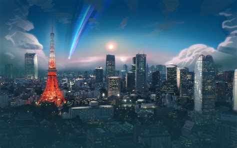 Tons of awesome your name wallpapers to download for free. Your Name Anime Landscape Wallpapers - Top Free Your Name ...