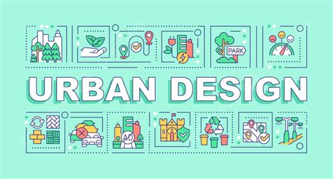Urban Design Word Concepts Mint Green Banner Template Download On Pngtree