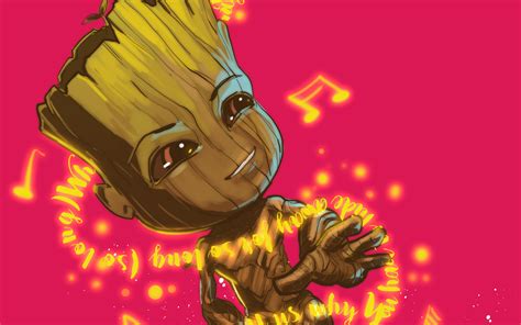 1280x800 Baby Groot Dancing 720p Hd 4k Wallpapers Images Backgrounds
