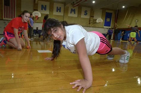 Pe Class Aims For Fitness Fun And Cooperation
