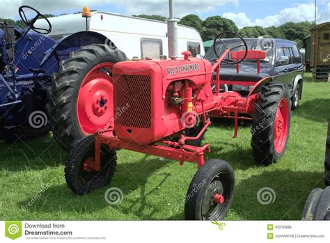 Tractor 1947 De Allis Chalmers B Foto De Archivo Editorial Imagen De