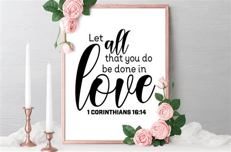 Let All That You Do Be Done In Love Bible Verse Svg Clipart Etsy