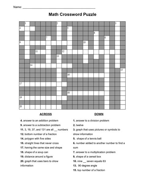 Math puzzle worksheets for kids in 1st to 6th grades. Math Puzzles Printable for Learning | Activity Shelter ...