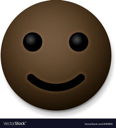 Happy Emoticon Emoji African American Royalty Free Vector