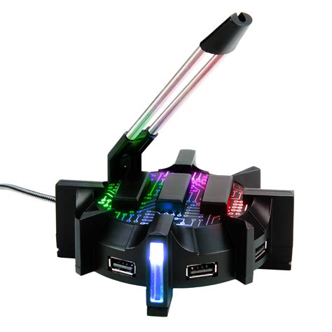 Buy Enhance Pro Gaming Mouse Bungee Cable Holder With 4 Port Usb Hub