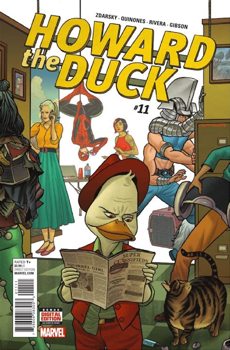 Preview Howard The Duck 11 Story Chip Zdarsky Art Joe Quinones Cover Joe Quinones