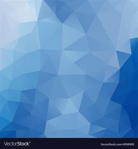 Blue Polygonal Background Royalty Free Vector Image