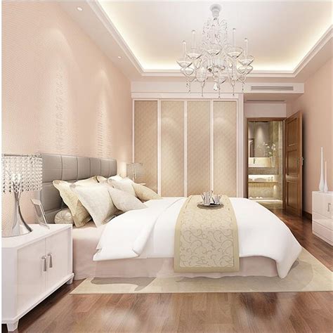 Beibehang Wallpaper Simple Modern Fresh Bedroom Living