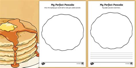 My Perfect Pancake Worksheet Activity Sheet Pack Pancake