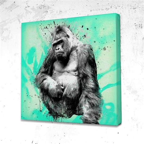 Tableau Gorille Flashy Pop Art Street Art Gorille