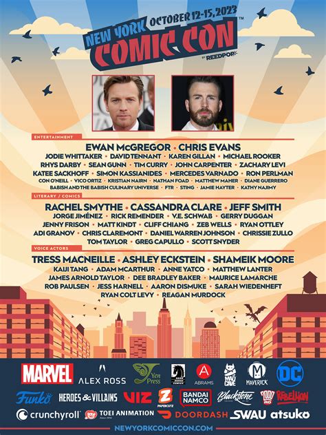 New York Comic Con 2023 Begins Guest Announcements The Hub Of Reid
