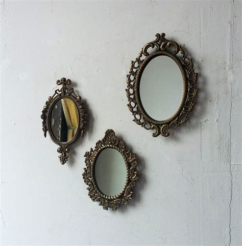 Small Mirror Set 20 Ideas Of Small Gold Mirrors Mirror Ideas