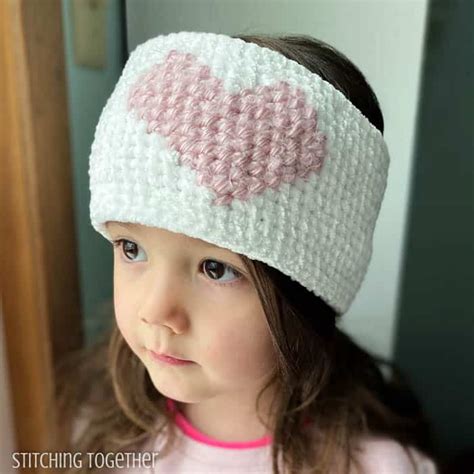 Heres My Heart Headband Crochet Pattern