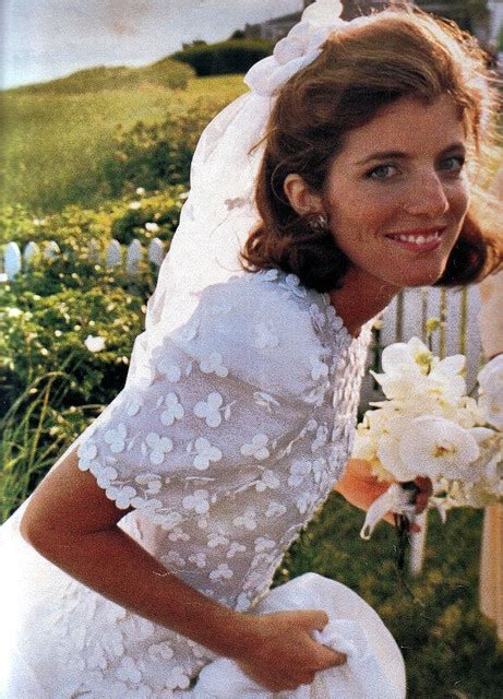 Kennedy and jacqueline kennedy onassis, married designer, author. Caroline Kennedy wearing Carolina Herrera on her wedding ...