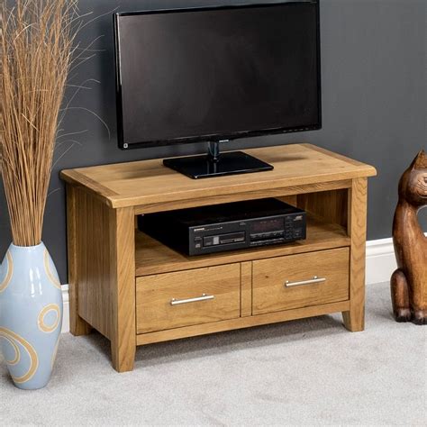 Contemporary Oak Tv Cabinet Small Tv Unit Wooden Tv Unit Wooden