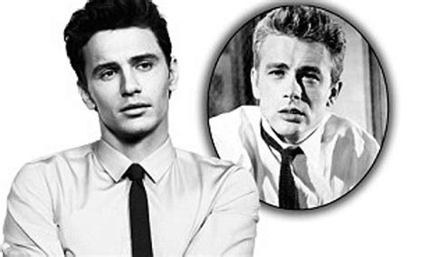 james franco or james dean resemblance to movie legend is uncanny as actor poses for new arty