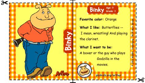 However, filming the commercial conflicts with his commitment to perform in a talent show. Binky card2