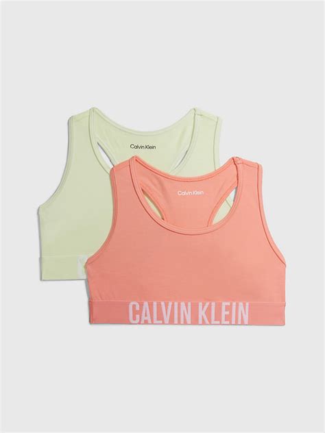 2 Pack Girls Bralettes Intense Power Calvin Klein® G80g8005980tv
