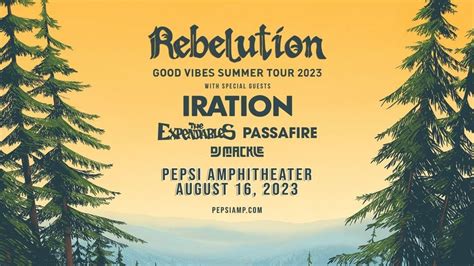 rebelution good vibes summer tour 2023 pepsi amphitheater at fort tuthill park flagstaff
