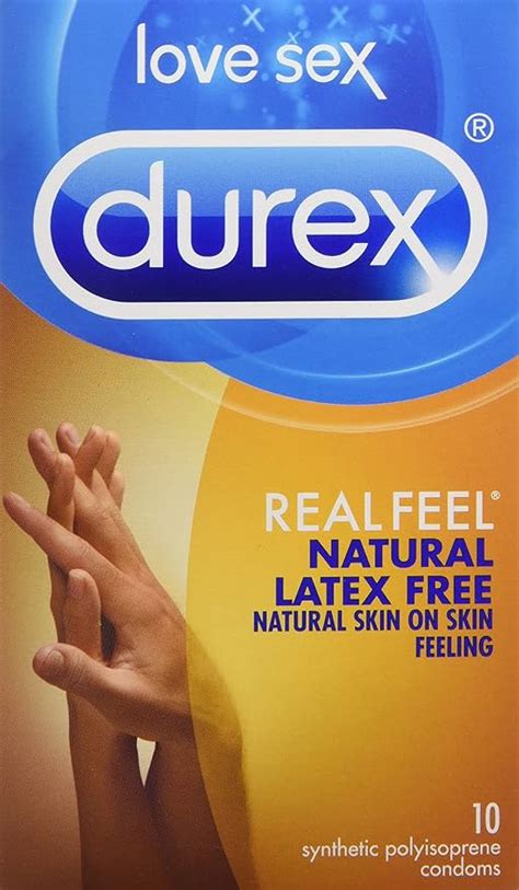 Durex Quality Condoms Real Feel Natural Latex Free 10 Count Amazonca Health And Personal Care