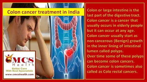 Colon Cancer Treatment In India Cmcs Health Youtube
