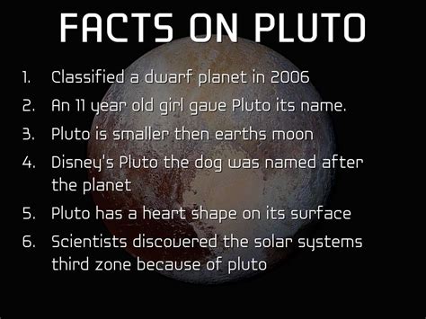 Fun Facts About Pluto For Kids