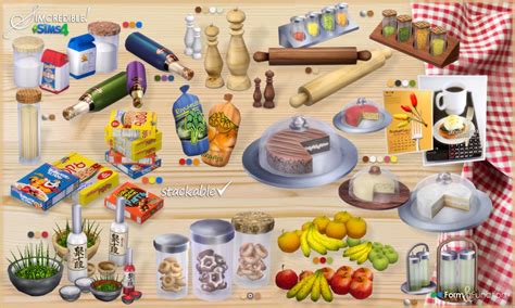 Kitchen decor set (the sims 4) kitchen decor sims 4. Sims 4 CC's - The Best: Kitchen Decor by SIMcredible! Designs