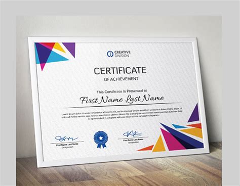 20 Most Creative Certificate Design Templates Modern Styles For 2021