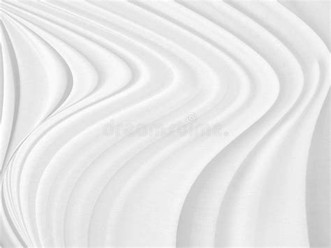 White Elegrance Soft Vertical Fabric Abstract Smooth Beauty Curve Shape