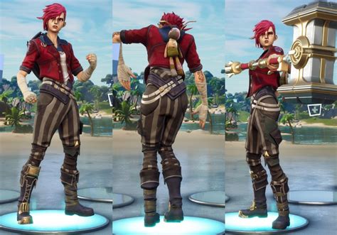 Arcane X Fornite Collaboration Continues With The Latest Vi Skin Not