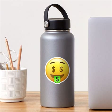 Money Mouth Face Emoji Sticker For Sale By Williamcuccio Redbubble