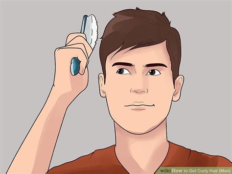 Ideally, cut curly hair dry and approach each curl individually in order to dictate the overall shape the style will take. 3 Ways to Get Curly Hair (Men) - wikiHow