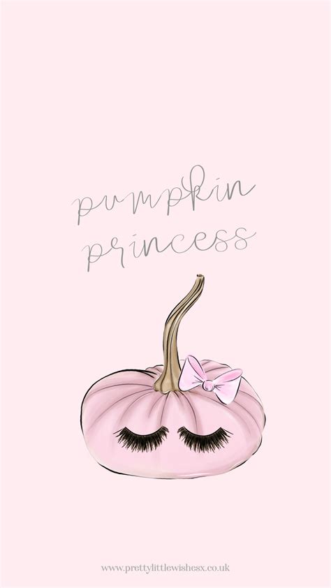 Pumpkin Princess Pink Pumpkins Cute Fall Wallpaper Pumpkin Wallpaper