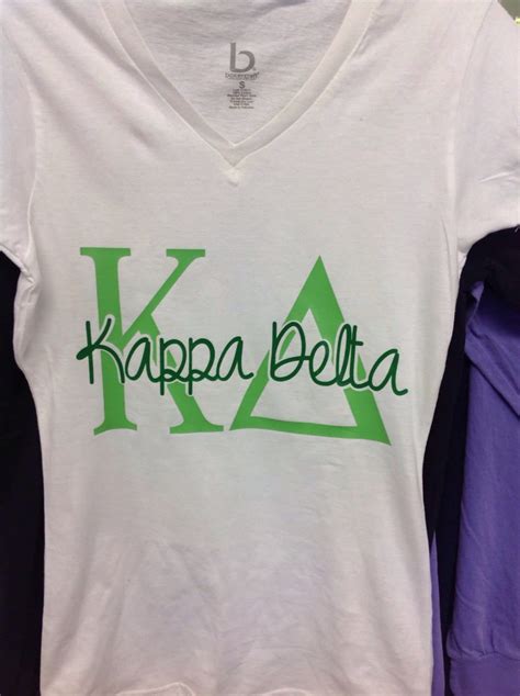 Kappa Delta Shirt Offered On A Variety Of Shirt Styles