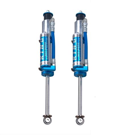 King Shocks Front 25 Piggy Hose Reservoir Shock Pair For Jeep Wrang