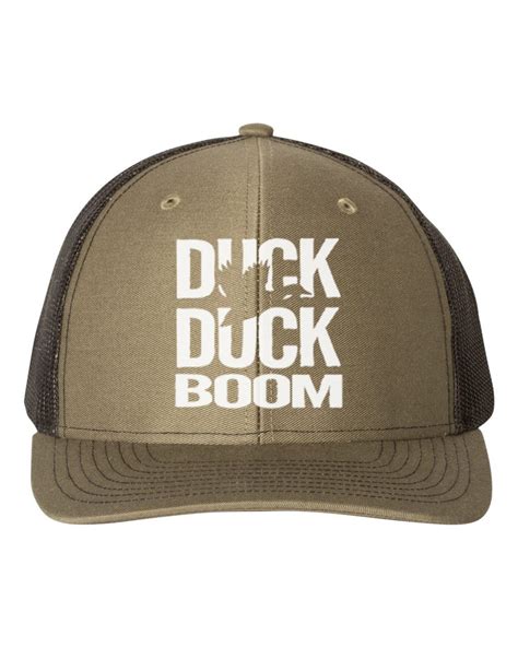 Duck Hunting Hat Duck Duck Boom Waterfowl Hat Adjustable Etsy