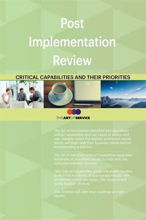 Post Implementation Review Critical Capabilities