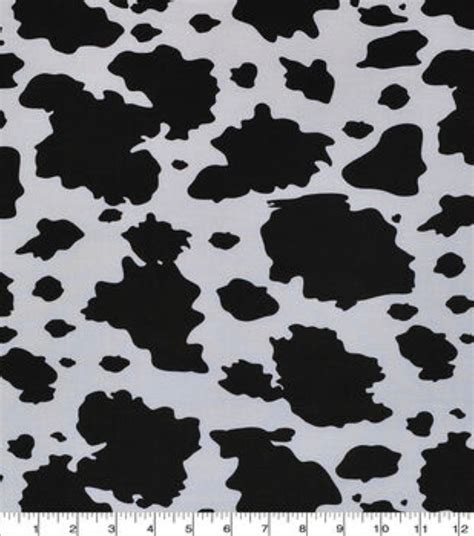 Cow Print Fabric 100 Cotton Fabric By The Yard Cow Fabric Etsy In