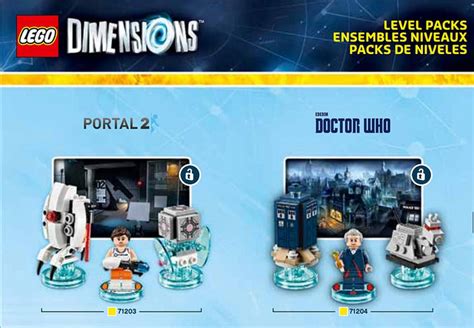 More LEGO Dimensions Packs Revealed Through Leaked LEGO Instructions 71203 71204 71201 71202